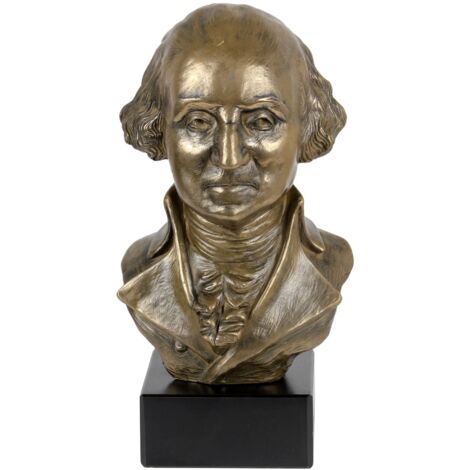 George Washington - Buste sur marbre, statuette d'une personne célèbre, décoration pour bureau, école et hôtel par Art-Dog