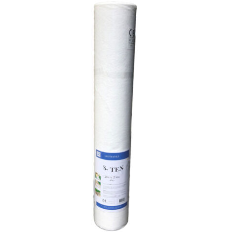 GEOTEXTILE S-TEX 2M X 25M POLYPRO 90GR IMPUTRESCIBLE