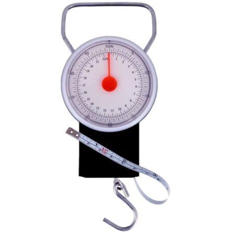 Gepäck mit 1 m Maßband für Tasche, Koffer, Angeln, Gepäck, Handtasche, tragbares Gewicht, Aufhängehaken, globales Reisezubehör, Kapazität 22 kg (1)