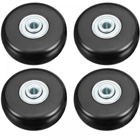 ANDERE Gepäckräder, Hochleistungs-Gepäckreparaturräder, 50 mm leise, drehbare Gummi-Ersatzräder für Koffer/Gepäck/Rucksack/Reisen FLITI