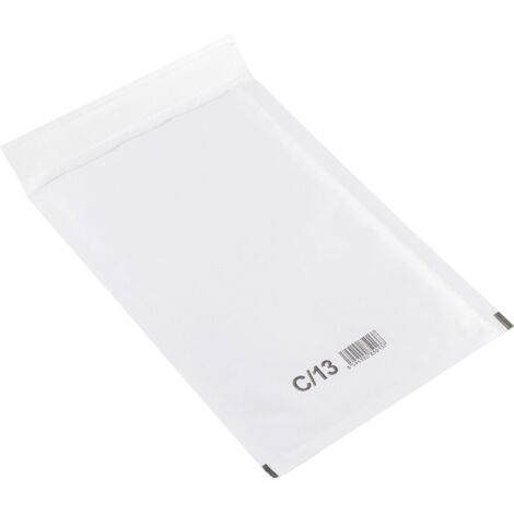 Gepolsterte Umschläge C13 Luftpolstertaschen 150x215mm, weiß, stoßdämpfend, 100 Stück