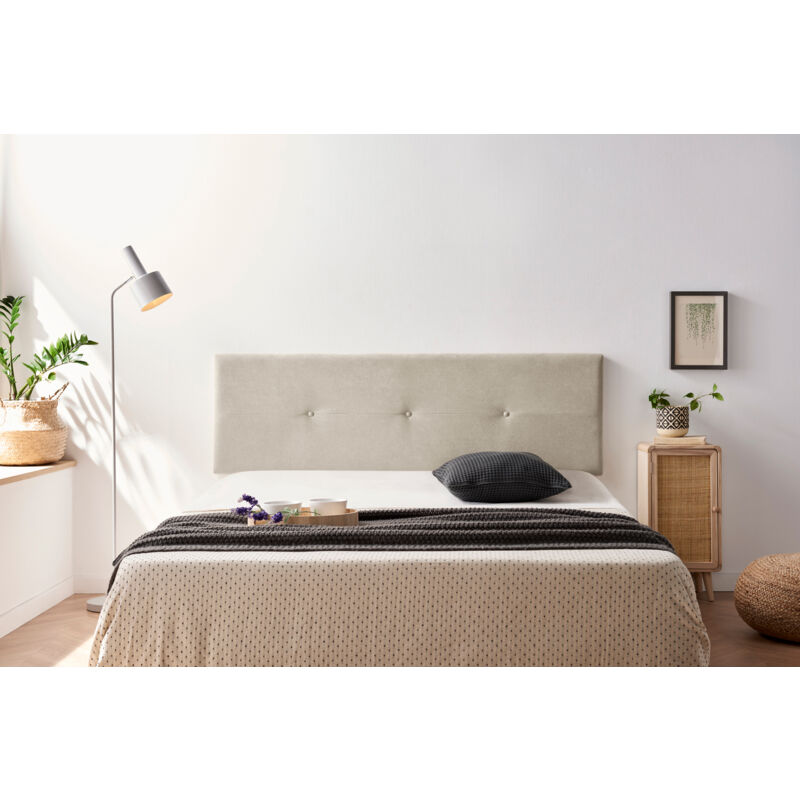 Moonia Gepolstertes Kopfteil Napoli Aqualine 115x50x5 Cm