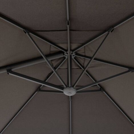 Gerade Sonnenschirmbespannung Galys Platine - 4 x 3 m