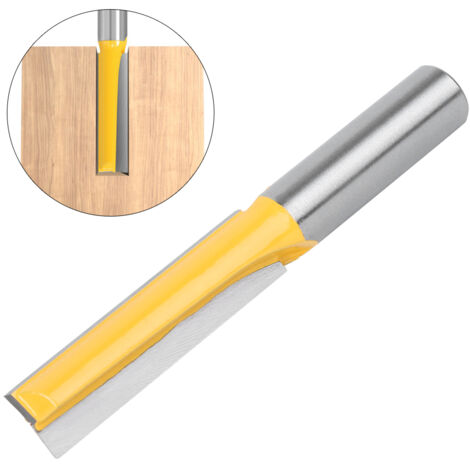 Gerader Holzfräser, 12x1/2x50 Schneidwerkzeug für Fräsen und Bearbeiten