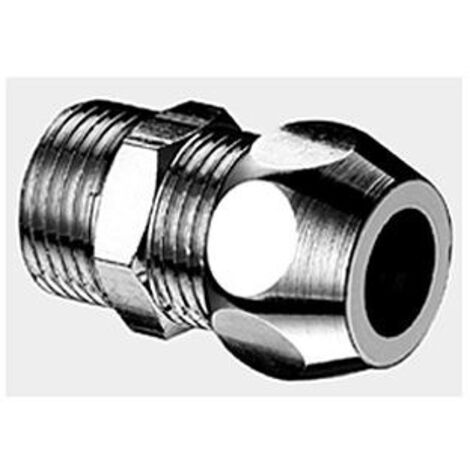 Gerader Verbinder mit Außengewinde 3/8"x3/8", 10 mm, Chrom, Klemme