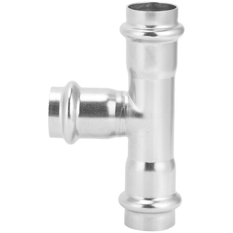 Gerades T-Stück aus Edelstahl 304 G1/2 DN15 für Wasserleitungen