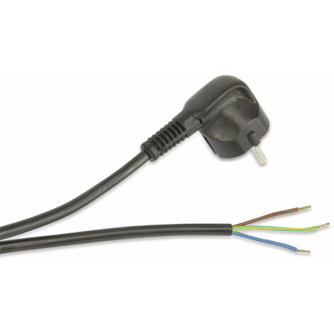 Geräteanschlusskabel mit Schukostecker und 1,5m Anschlussleitung Anschlußkabel Netzkabel 1/230V