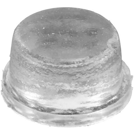 Gerätefuß rutschhemmend, selbstklebend, rund Transparent (Ø x H) 9.5 mm x 3.2 mm 1 St.