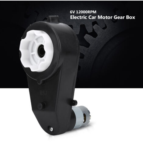 Geräuscharmes und verschleißfestes Untersetzungsgetriebe für 12V 23000RPM Elektromotor, ideal für Kinderspielzeugautos.