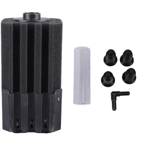 Geräuschloser Aquarium-Schwammfilter – Hochwertiges Material, ideal für Aquarien bis 350 l