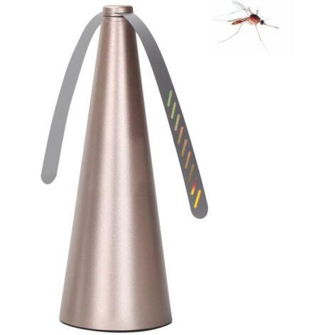 Geräuschloser Ventilator mit Insektenschutz, Mückenschutz, geräuschloser Fliegenschutz, Ventilator zum Schutz von Lebensmitteln, goldener Tischventilator