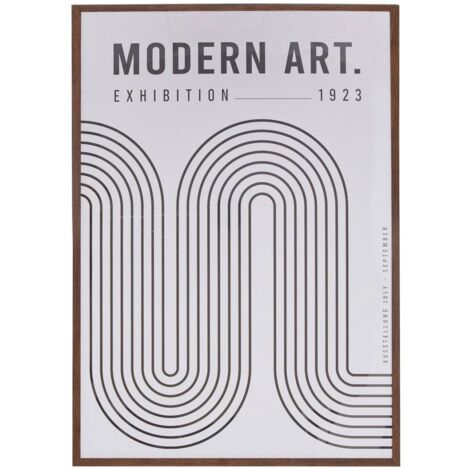 Gerahmtes Poster Adem schwarz-weiß 50x70cm - Atmosphera créateur d'intérieur