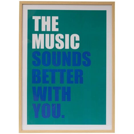 Gerahmtes Poster Darius Zederngrün 50x70cm - Atmosphera créateur d'intérieur