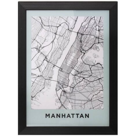 Gerahmtes Poster Manhattan