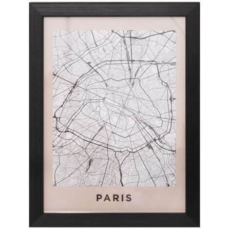 Gerahmtes Poster Paris