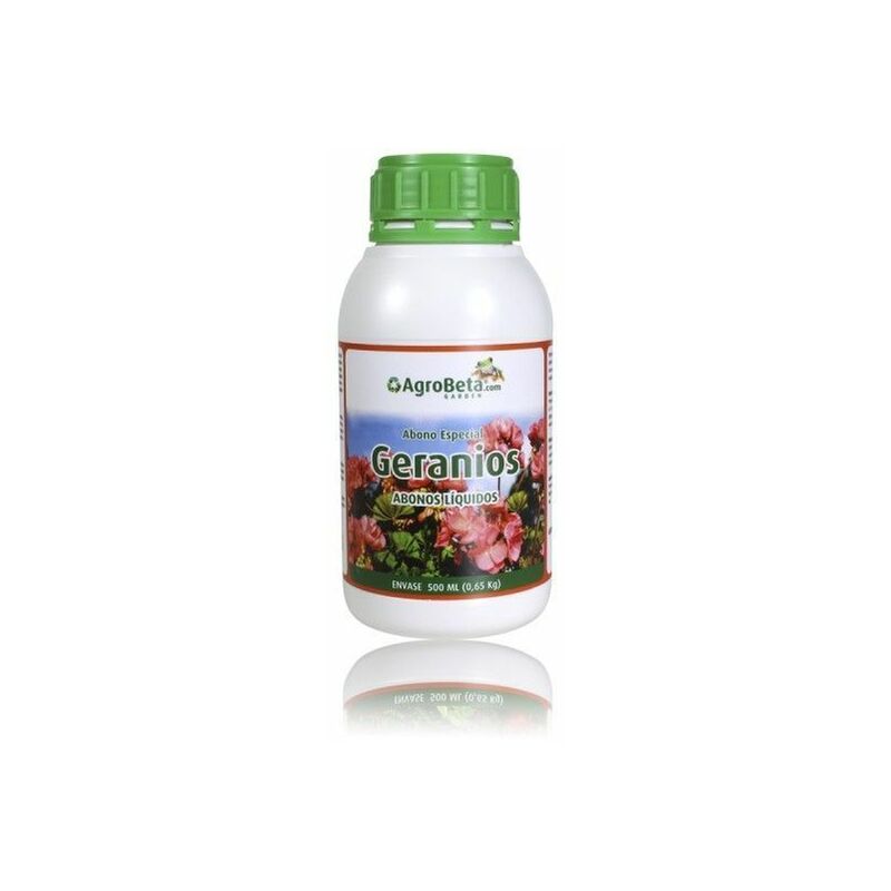 

Agrobeta - GERANIOS 500 ML - ABONO LIQUIDO ESPECIAL GERANIOS