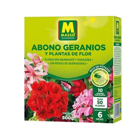Geranium di fertilizzanti per giardino masso e piante fiorite 500 g (rilascio controllato)