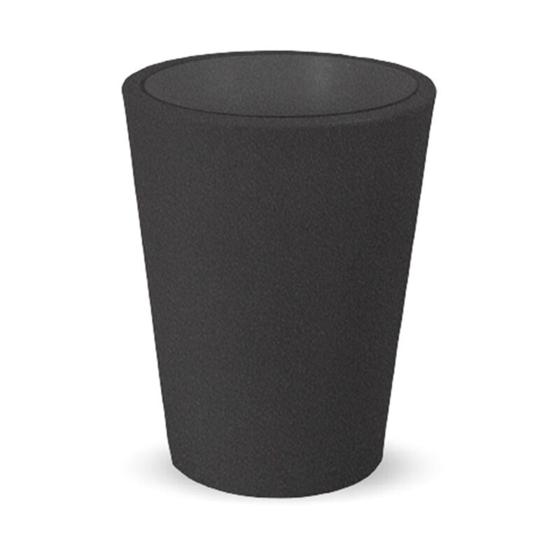 Gerbera 45 Jardinière Ronde d'Intérieur et d'Extérieur Pour Plantes et Fleurs Très Résistante au Temps. Fabriqué en polyéthylène en Espagne