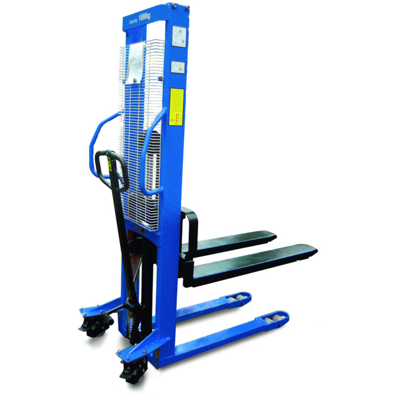 Gerbeur manuel 1000 kg levée 3 m fourches 580x1150 mm LEVAC - 6141H