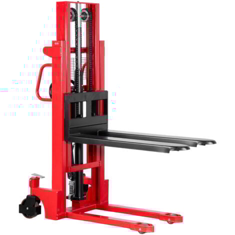 Gerbeur manuel levée rapide 1000 kg 2000 mm avec double mât MW Tools MS1020
