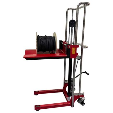 Gerbeur porte bobine avec plateau - Manutention de côté - Levée max 850mm - Charge max 400kg - 300282/2PB