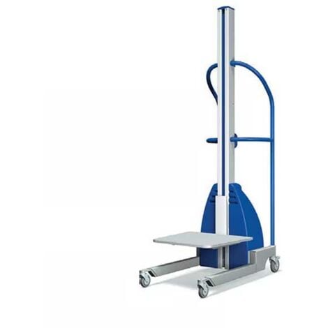 Gerbeur semi-électrique alu / inox - Levée max 2035 mm - Charge max 150kg