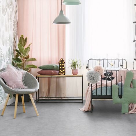 Gerflor – Dalle de sol PVC adhésive effet pierre – Surface 2.22 m² – Installation facile sans colle – Étanche pour pièces humides