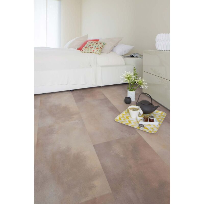 Virtuo Rigid Acoustic 55 '1476 Acuarela Taupe' Lames pvc clipsables 73 x 39,9 cm - Gerflor