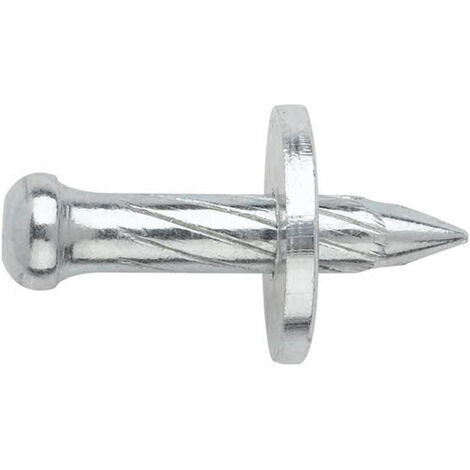 Geriffelt mit Metallring 12 mm für Pistole FP12 – Verzinkt 3,8 x 16 – Packung mit 100