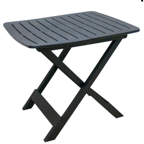 Gerimport gartentisch 79 x 72 x 70 cm Polypropylen schwarz
