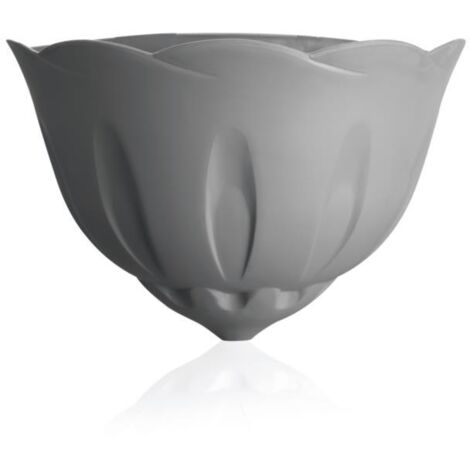 GERLA DA PARETE NATURA 29 X 15 X H20 CM IN PLASTICA COLORE GRIGIO