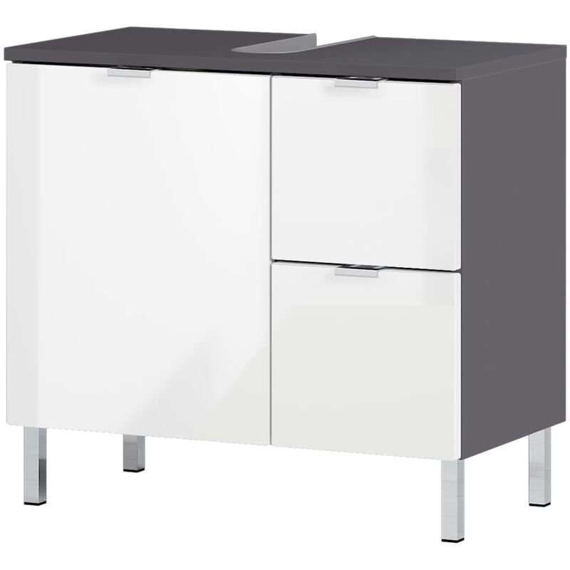 

Armario base lavabo GW-Mauresa 34x80x56 cm grafito y blanco - Multicolor - Germania
