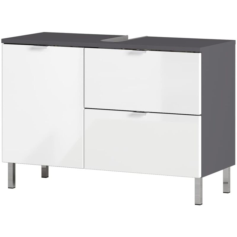 

Armario base lavabo GW-Mauresa 34x80x56 cm grafito y blanco - Multicolor - Germania