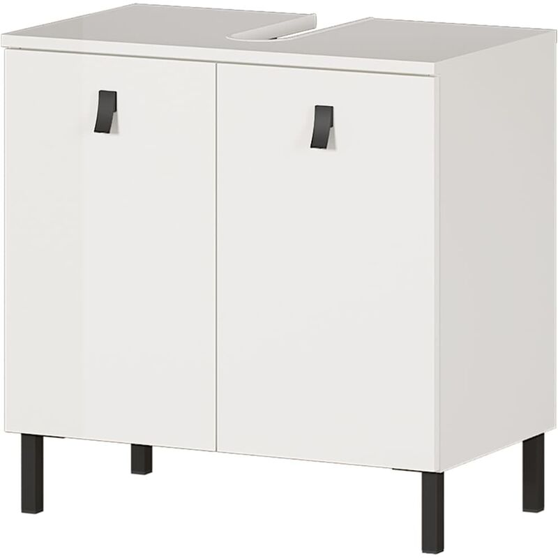 

Armario base lavabo GW-Tulsa 60x35x60 cm blanco - Blanco - Germania
