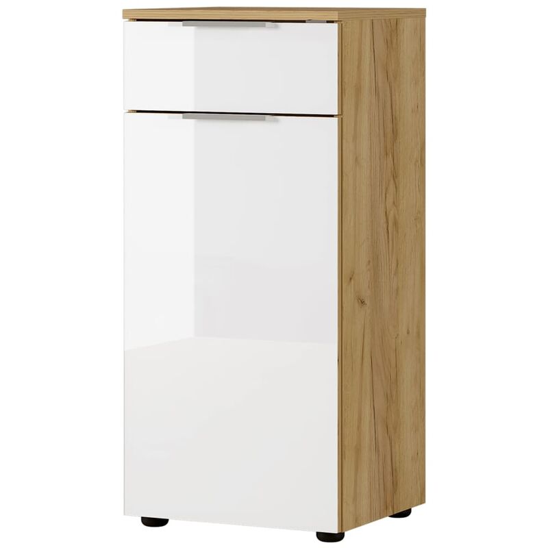 

Germania Armario de baño GW-Avino 34x39x85 cm blanco y roble Navarra - Multicolor