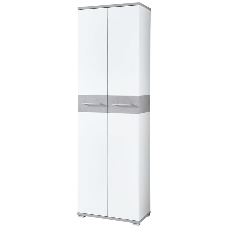 

Armario GW-Topix blanco y gris hormigón - Blanco - Germania