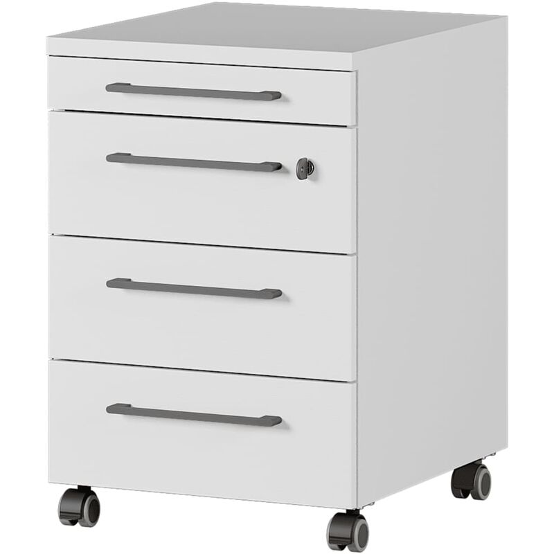 

Cajonera con ruedas GW-Agenda 42x49x61 cm gris claro - Gris - Germania