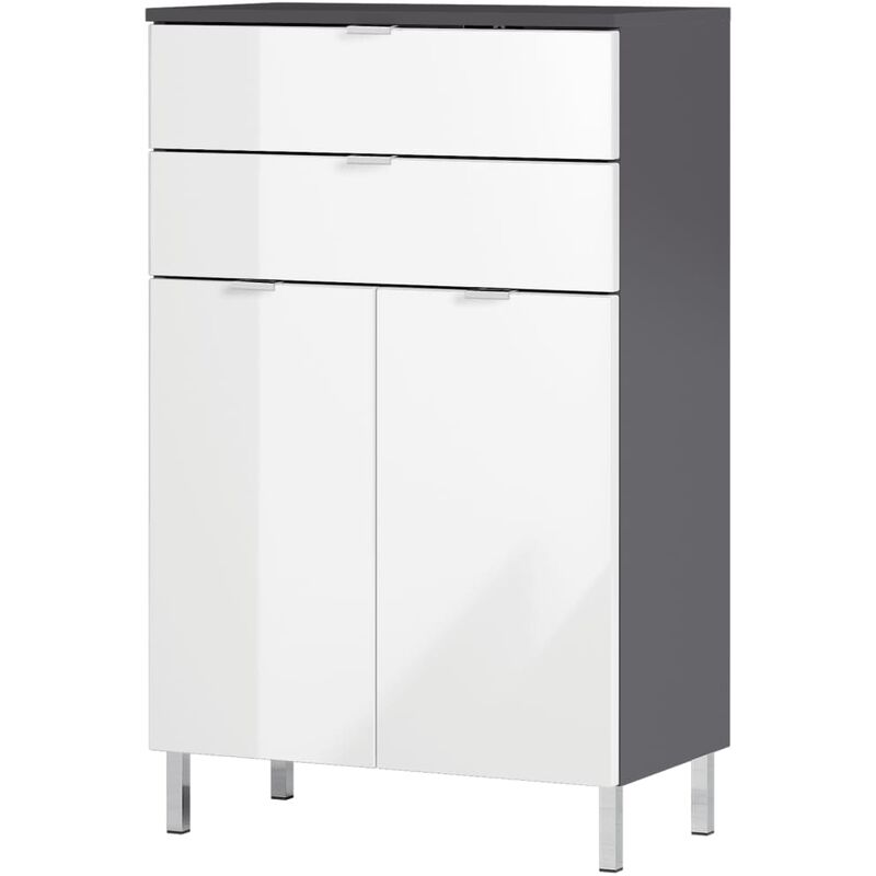 

Cajonera GW-Mauresa 34x60x97 cm grafito y blanco - Multicolor - Germania