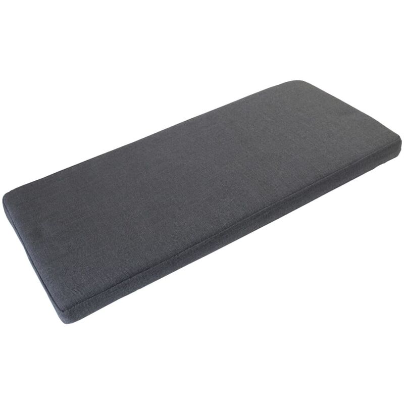 

Cojín de asiento gris antracita 35x95x6 cm - Antracita - Germania