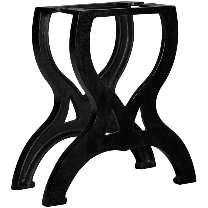 

vidaXL Patas Mesa de Centro en X 2 Unidades - Negro