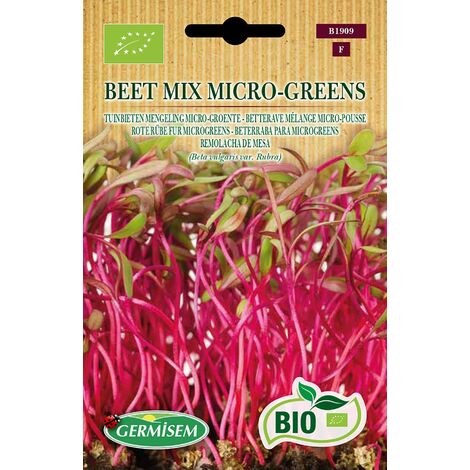 Germisem Biologico Beet Mix Micro-Greens Semi di Rapa Rossa 10 g