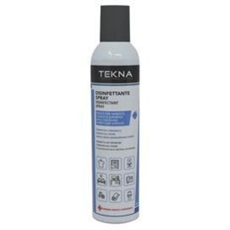 Germo Tekna, Spray Disinfettante e Deodorante per Ambienti, Tessuti, Superfici, contro Allergeni, Batteri gram-positivi, -negativi e Funghi, Spray da 400 ml
