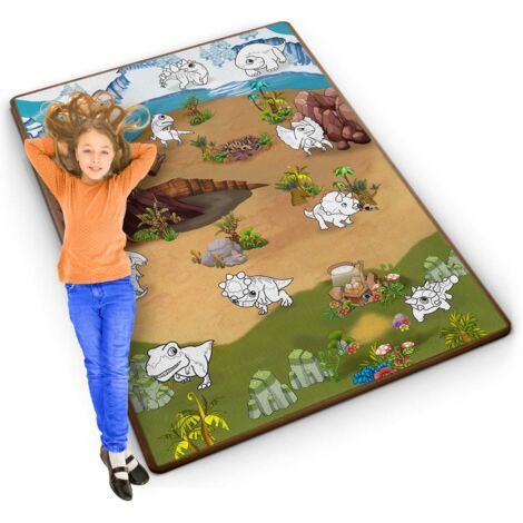 Gerollte Schaumstoff-Malmatte 120 x 90 x 0,3 cm Ricokids RK-344