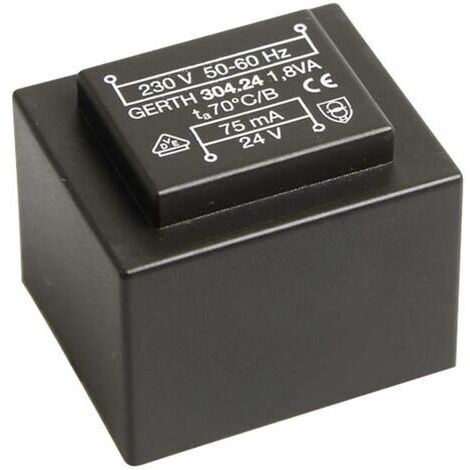 Gerth PT300901 Transformateur pour circuits imprimés 1 x 230 V 1 x 9 V/AC 1.80 VA 200 mA V056471