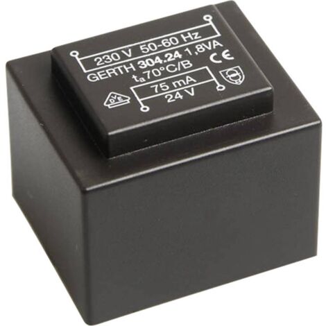 Gerth PT301801 Transformateur pour circuits imprimés 1 x 230 V 1 x 18 V/AC 1.80 VA 100 mA