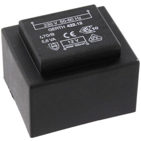Gerth PTB420901 Transformateur pour circuits imprimés 1 x 230 V 1 x 9 V/AC 5.60 VA 622 mA