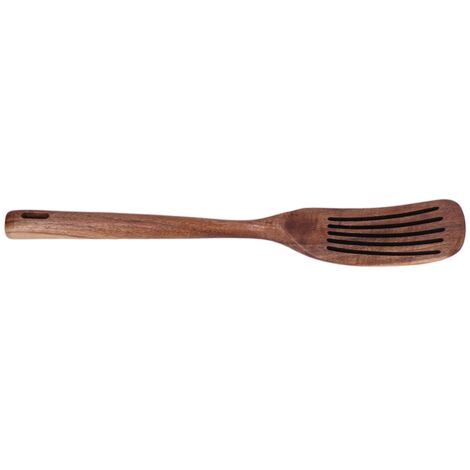 Geruchloser Spatel aus Naturholz – Backspatel mit langem Griff zum Kochen und Backen