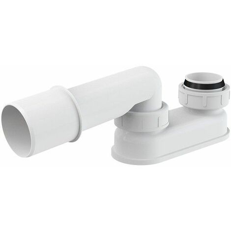 Siphon flexibel Ø 40mm Ablaufgarnitur für Badewanne Boden und Seitenwandablauf 