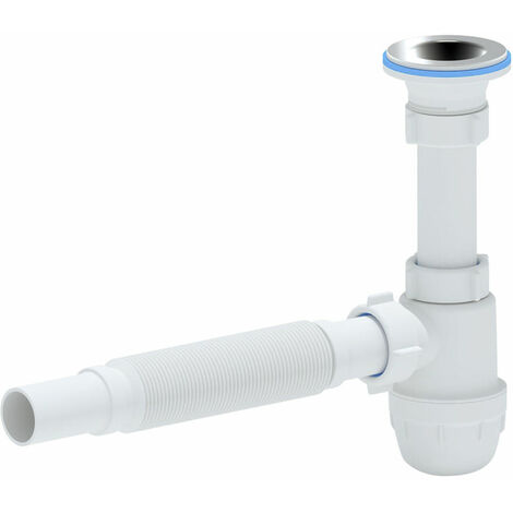 Geruchsverschluss Waschbecken Siphon Röhrensiphon Flaschensiphon 1 1/4" Ø 32 mm
