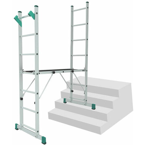 Gerüst 2x7 Sprossen - Max. Arbeitshöhe 3.00m - 8507
